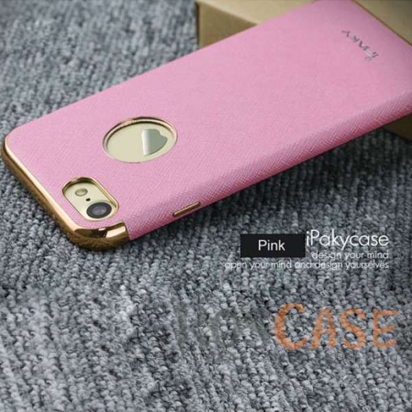 Кожаная накладка iPaky Chrome Series для Apple iPhone 7 (4.7) (Розовый) Кожаная накладка iPaky Chrome Series для Apple iPhone 7 (4.7) (Розовый)Описание:производитель: iPaky;создана для Apple iPhone 7 (4.7);материал изделия: искусственная кожа, хромированный пластик;конфигурация: накладка.Особенности:двухцветный дизайн;рельефная фактура;встроенная металлическая пластина;наличие всех функциональных вырезов;защита от царапин и ударов.<br><br>Тип: Чехол<br>Бренд: Epik<br>Материал: Искусственная кожа