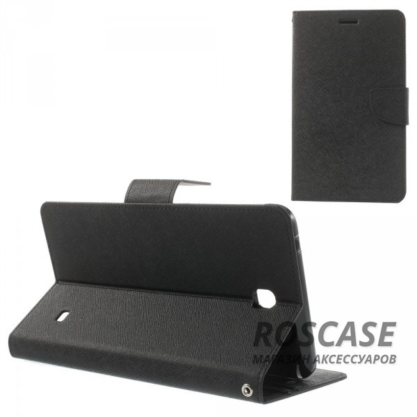 Чехол (книжка) Mercury Fancy Diary series для Samsung Galaxy Tab 4 7.0 (Черный) Чехол (книжка) Mercury Fancy Diary series для Samsung Galaxy Tab 4 7.0 (Черный)Описание:производитель - бренд Mercury;совместим с Samsung Galaxy Tab 4 7.0;материалы - искусственная кожа, термополиуретан;форма - чехол-книжка. Особенности:рельефная поверхность;все функциональные вырезы в наличии;внутренние кармашки;магнитная застежка;защита от механических повреждений;трансформируется в подставку.<br><br>Тип: Чехол<br>Бренд: Mercury<br>Материал: Искусственная кожа