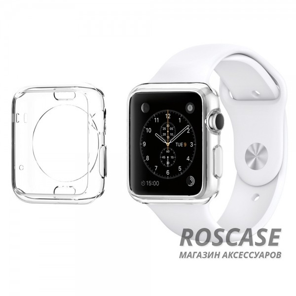 TPU чехол SGP Liquid Crystal Series для Apple watch 38mm TPU чехол SGP Liquid Crystal Series для Apple watch 38mmОписание:производство компании SGP;смоделирован специально для часов Apple watch 38 мм;материал: термопластичный полиуретан;форма: чехол.Особенности:защита от всевозможных повреждений;отличная амортизация при любом ударе и падении;поверхность гладкая;водонепроницаемый;основа прозрачная;установка удобная и простая.<br><br>Тип: Чехол<br>Бренд: SGP<br>Материал: TPU