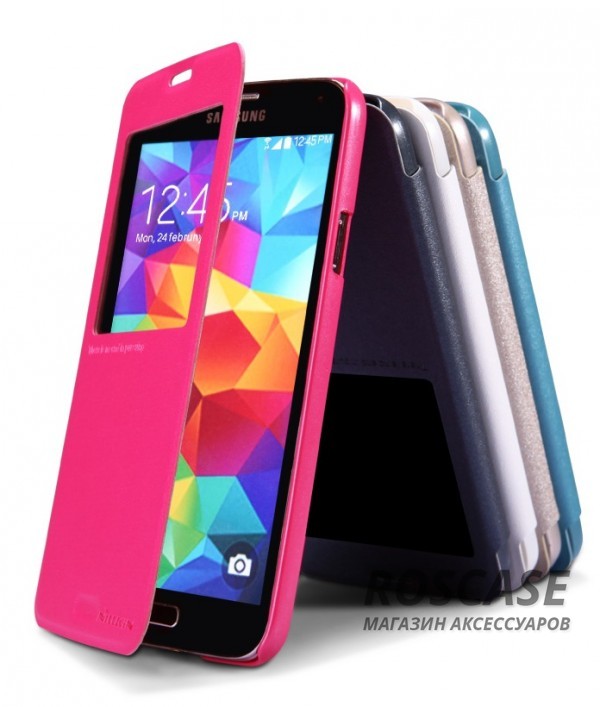 Кожаный чехол (книжка) Nillkin Sparkle Series для Samsung G900 Galaxy S5 Кожаный чехол (книжка) Nillkin Sparkle Series для Samsung G900 Galaxy S5Описание:Изготовлен компанией Nillkin;Спроектирован персонально для Samsung G900 Galaxy S5;Материал: синтетическая высококачественная кожа и полиуретан;Форма: чехол в виде книжки.Особенности:Исключается появление царапин и возникновение потертостей;Восхитительная амортизация при любом ударе;Фактурная поверхность;Элегантное интерактивное окошко;Не подвержен деформации;Непритязателен в уходе.<br><br>Тип: Чехол<br>Бренд: Nillkin<br>Материал: Искусственная кожа