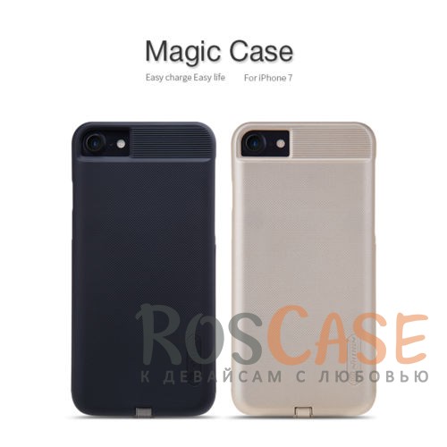 Пластиковая накладка Nillkin Magic с модулем приема от беспроводного ЗУ для Apple iPhone 7 (4.7) Пластиковая накладка Nillkin Magic с модулем приема от беспроводного ЗУ для Apple iPhone 7 (4.7)Описание:компания Nillkin;разработана для Apple iPhone 7 (4.7);материал: поликарбонат;тип: накладка. Особенности:модуль приема заряда от беспроводного ЗУ;выходное напряжение - 5V-1A (max);на накладке не заметны отпечатки пальцев;ультратонкая;защита от царапин и потертостей.<br><br>Тип: Чехол<br>Бренд: Nillkin<br>Материал: Поликарбонат