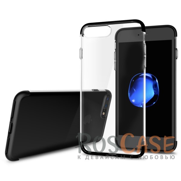 TPU+PC чехол Rock Cheer Series для Apple iPhone 7 plus (5.5) (Черный) TPU+PC чехол Rock Cheer Series для Apple iPhone 7 plus (5.5) (Черный)Описание:компания Rock;материалы: термополиуретан, поликарбонат;совместимость: Apple iPhone 7 plus (5.5);тип: накладка.<br><br>Тип: Чехол<br>Бренд: ROCK<br>Материал: TPU