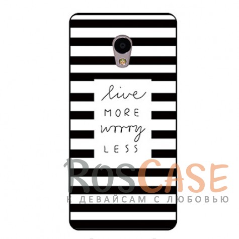 TPU чехол Sweet Art для Meizu M3 / M3 mini / M3s (Черный / Белый) TPU чехол Sweet Art для Meizu M3 / M3 mini / M3s (Черный / Белый)<br><br>Тип: Чехол<br>Бренд: Epik<br>Материал: TPU