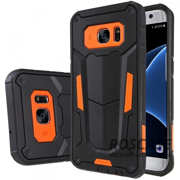 TPU+PC чехол Nillkin Defender 2 для Samsung G935F Galaxy S7 Edge (Оранжевый) TPU+PC чехол Nillkin Defender 2 для Samsung G935F Galaxy S7 Edge (Оранжевый)Описание:производитель - Nillkin;совместим с Samsung G935F Galaxy S7 Edge;материал - термополиуретан, поликарбонат;тип - накладка. Особенности:в наличии все вырезы;противоударный;стильный дизайн;надежно фиксируется;защита от повреждений.<br><br>Тип: Чехол<br>Бренд: Nillkin<br>Материал: TPU