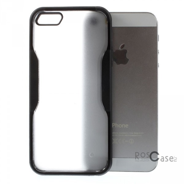 TPU+PC чехол 0.5мм для Apple iPhone 5/5S/SE (Черный (прозрачный)) TPU+PC чехол 0.5мм для Apple iPhone 5/5S/SE (Черный (прозрачный))Описание:компания-производитель - Epik;разработан специально для Apple iPhone 5/5S/5SE;материалы - полиуретан, поликарбонат;тип - накладка. Особенности:ультратонкий;поликарбонатная окантовка;все функциональные вырезы в наличии;легко очищается;не скользит в руках;защищает от ударов и царапин;не трескается.<br><br>Тип: Чехол<br>Бренд: Epik<br>Материал: TPU