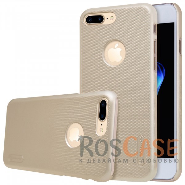 Чехол Nillkin Matte для Apple iPhone 7 plus (5.5) (+ пленка) (Золотой) Чехол Nillkin Matte для Apple iPhone 7 plus (5.5) (+ пленка) (Золотой)Описание:бренд Nillkin;спроектирована для Apple iPhone 7 plus (5.5);материал - поликарбонат;тип - накладка.Особенности:фактурная поверхность;защита от ударов и царапин;тонкий дизайн;наличие функциональных вырезов;пленка на экран в комплекте.<br><br>Тип: Чехол<br>Бренд: Nillkin<br>Материал: Поликарбонат