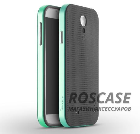 Чехол iPaky TPU+PC для Samsung i9500 Galaxy S4 (Черный / Зеленый) Чехол iPaky TPU+PC для Samsung i9500 Galaxy S4 (Черный / Зеленый)Описание:компания-разработчик: iPaky;совместимость с устройством модели: Samsung i9500 Galaxy S4;материал изделия: термопластический полиуретан, поликарбонат;конфигурация: накладка-бампер.Особенности:стильный дизайн;высокий класс прочности и износоустойчивости;матовая поверхность;легко и надежно фиксируется на смартфоне;имеет все необходимые функциональные вырезы.<br><br>Тип: Чехол<br>Бренд: Epik<br>Материал: TPU