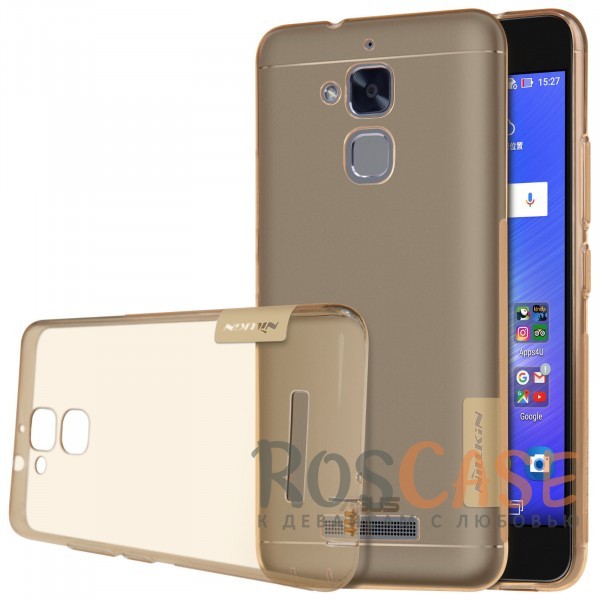 TPU чехол Nillkin Nature Series для Asus Zenfone 3 Max (ZC520TL) (Золотой (прозрачный)) TPU чехол Nillkin Nature Series для Asus Zenfone 3 Max (ZC520TL) (Золотой (прозрачный))<br><br>Тип: Чехол<br>Бренд: Nillkin<br>Материал: TPU