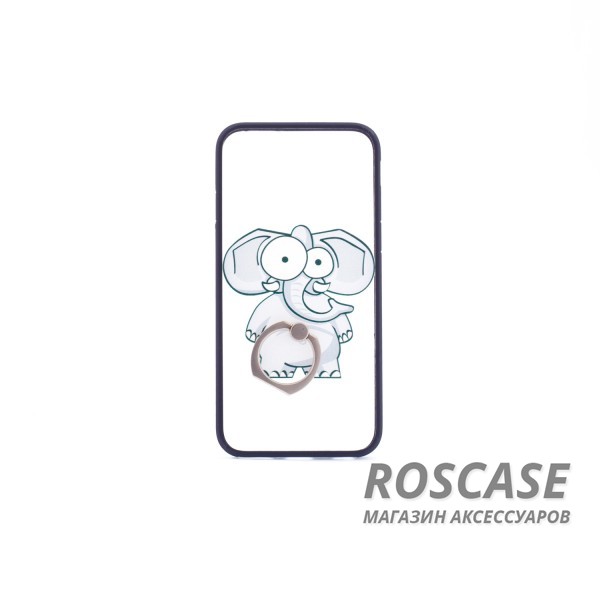 Чехол-подставка с кольцом Fancy animals для Apple iPhone 6/6s (4.7) (Слон) Чехол-подставка с кольцом Fancy animals для Apple iPhone 6/6s (4.7) (Слон)Описание:разработан для Apple iPhone 6/6s (4.7);материал: пластик;форма: накладка с кольцом. Особенности:кольцо-подставка;функциональные вырезы;оригинальный дизайн;защита от ударов и царапин;не скользит в руках.<br><br>Тип: Чехол<br>Бренд: Epik<br>Материал: Пластик