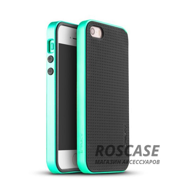 Чехол iPaky TPU+PC для Apple iPhone 5/5S/SE (Черный / Зеленый) Чехол iPaky TPU+PC для Apple iPhone 5/5S/SE (Черный / Зеленый)Описание:производитель: iPaky;совместимость: смартфон Apple iPhone 5/5S/SE;материалы изделия: термополиуретан и поликарбонат;форм-фактор: бампер.Особенности:строгий дизайн;имеет дополнительный каркас из поликарбоната;износостойкий и прочный;ультратонкий и не увеличивает визуально объем устройства;легко очищается о загрязнений.<br><br>Тип: Чехол<br>Бренд: Epik<br>Материал: Пластик