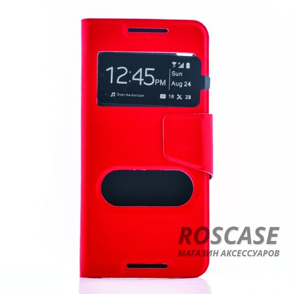 Чехол (книжка) с TPU креплением для HTC Desire 626 (Красный) Чехол (книжка) с TPU креплением для HTC Desire 626 (Красный)Описание:компания Epik;разработан для HTC Desire 626;материал: синтетическая кожа;тип: чехол-книжка. Особенности:имеются все функциональные вырезы;магнитная застежка;защита от ударов и падений;в обложке есть окошки;превращается в подставку.<br><br>Тип: Чехол<br>Бренд: Epik<br>Материал: Искусственная кожа