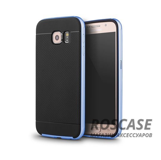 Чехол iPaky TPU+PC для Samsung Galaxy S6 G920F/G920D Duos (Черный / Синий) Чехол iPaky TPU+PC для Samsung Galaxy S6 G920F/G920D Duos (Черный / Синий)Описание:компания-разработчик: iPaky;совместимость с устройством модели: Samsung Galaxy S6 G920F/G920D Duos;материал изделия: термопластический полиуретан, поликарбонат;конфигурация: накладка-бампер.Особенности:элегантный дизайн;высокий класс прочности и износоустойчивости;легко и надежно фиксируется на смартфоне;имеет все необходимые функциональные вырезы.<br><br>Тип: Чехол<br>Бренд: Epik<br>Материал: TPU