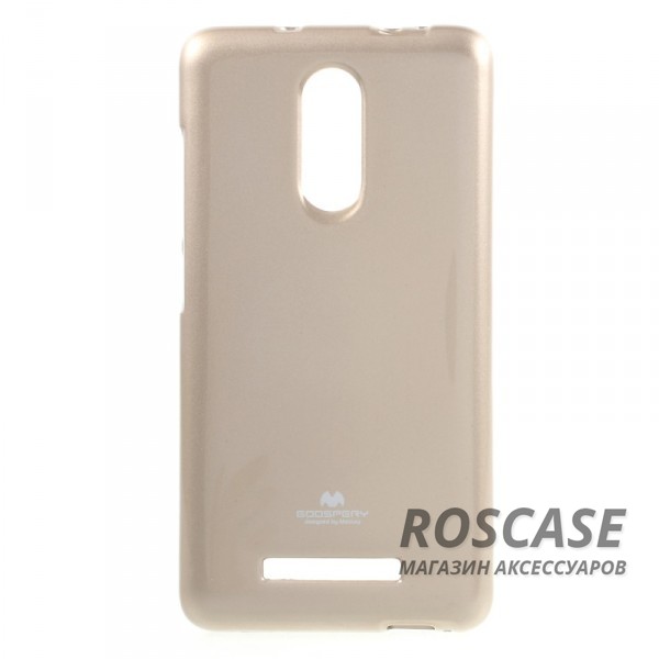 TPU чехол Mercury Jelly Color series для Xiaomi Redmi Note 3 / Redmi Note 3 Pro (Золотой) TPU чехол Mercury Jelly Color series для Xiaomi Redmi Note 3 / Redmi Note 3 Pro (Золотой)Описание: бренд Mercury;совместим с Xiaomi Redmi Note 3 / Redmi Note 3 Pro;материал: термополиуретан;тип: накладка.Особенности:смягчает удары;гладкая поверхность;не деформируется;легко устанавливается.<br><br>Тип: Чехол<br>Бренд: Mercury<br>Материал: TPU