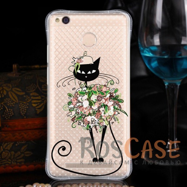 TPU чехол Sweet Art для Xiaomi Redmi 3 Pro / Redmi 3s (с усиленными углами) (Кошка) TPU чехол Sweet Art для Xiaomi Redmi 3 Pro / Redmi 3s (с усиленными углами) (Кошка)<br><br>Тип: Чехол<br>Бренд: Epik<br>Материал: TPU