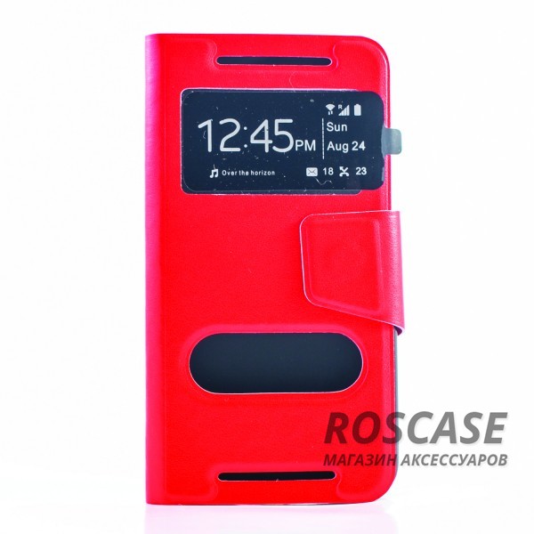 Чехол (книжка) с TPU креплением для HTC One / M7 (Красный) Чехол (книжка) с TPU креплением для HTC One / M7 (Красный)Описание:разработан компанией Epik;спроектирован для HTC One / M7;материал: синтетическая кожа;тип: чехол-книжка. Особенности:имеются все функциональные вырезы;магнитная застежка закрывает обложку;защита от ударов и падений;в обложке предусмотрены отверстия;превращается в подставку.<br><br>Тип: Чехол<br>Бренд: Epik<br>Материал: Искусственная кожа