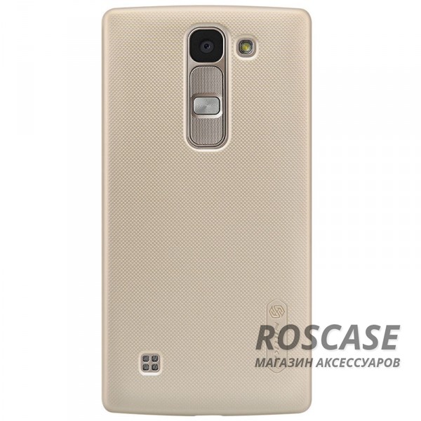 Чехол Nillkin Matte для LG H422/H440 Spirit (+ пленка) (Золотой) Чехол Nillkin Matte для LG H422/H440 Spirit (+ пленка) (Золотой)Описание:производитель - компания Nillkin;материал - поликарбонат;совместим с LG H422 Spirit/H440 Spirit;тип - накладка. Особенности:матовый;прочный;тонкий дизайн;не скользит в руках;не выцветает;пленка в комплекте.<br><br>Тип: Чехол<br>Бренд: Nillkin<br>Материал: Поликарбонат