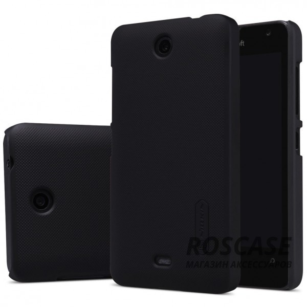 Чехол Nillkin Matte для Microsoft Lumia 430 (+ пленка) (Черный) Чехол Nillkin Matte для Microsoft Lumia 430 (+ пленка) (Черный)Описание:производитель - компания Nillkin;материал - поликарбонат;совместим с Microsoft Lumia 430;тип - накладка. Особенности:матовый;прочный;тонкий дизайн;не скользит в руках;не выцветает;пленка в комплекте.<br><br>Тип: Чехол<br>Бренд: Nillkin<br>Материал: Поликарбонат