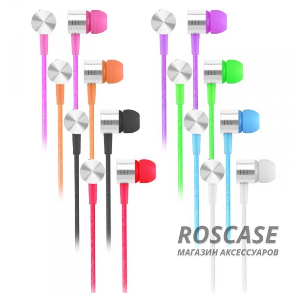 Вакуумные наушники Headset EF-E4 с плетеным кабелем и микрофоном Вакуумные наушники Headset EF-E4 с плетеным кабелем и микрофономОписание:универсальная совместимость;разъем - 3,5 mini jack;тип - вакуумные наушники. Особенности:микрофон;полное сопротивление: 30 Ом;чувствительность - 105 Дб;частотный отклик - 20-20000 Гц;плетеная оплетка шнура;длина кабеля - 120 см.<br><br>Тип: Наушники/Гарнитуры<br>Бренд: Epik