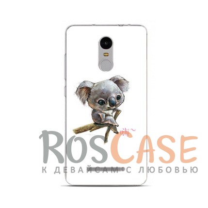 TPU чехол Sweet Art Animals для Xiaomi Redmi Note 4 (Коала) TPU чехол Sweet Art Animals для Xiaomi Redmi Note 4 (Коала)<br><br>Тип: Чехол<br>Бренд: Epik<br>Материал: TPU