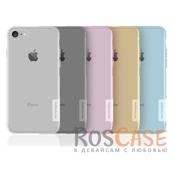 TPU чехол Nillkin Nature Series для Apple iPhone 7 (4.7) TPU чехол Nillkin Nature Series для Apple iPhone 7 (4.7)Описание:производитель - бренд Nillkin;совместим с Apple iPhone 7 (4.7);материал - термополиуретан;тип - накладка. Особенности:в наличии все вырезы;не скользит в руках;тонкий дизайн;заглушка на отверстие для зарядки.защита от ударов и царапин;прозрачный.<br><br>Тип: Чехол<br>Бренд: Nillkin<br>Материал: TPU