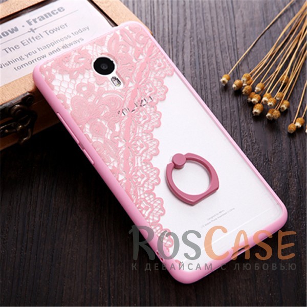 Элегантный TPU+PC чехол Ladys Style c кольцом подставкой для Meizu M3 / M3 mini / M3s (Розовый) Элегантный TPU+PC чехол Ladys Style c кольцом подставкой для Meizu M3 / M3 mini / M3s (Розовый)<br><br>Тип: Чехол<br>Бренд: Epik<br>Материал: Пластик