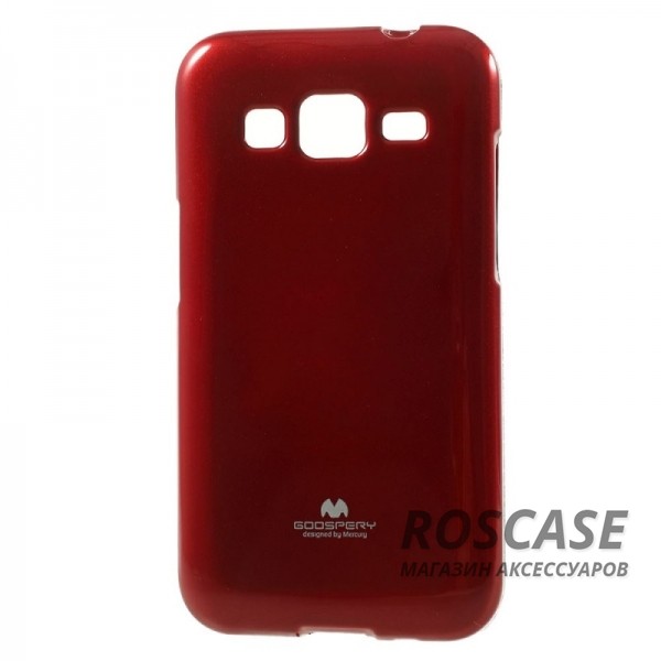 TPU чехол Mercury Jelly Color series для Samsung G360H/G361H Galaxy Core Prime Duos (Красный) TPU чехол Mercury Jelly Color series для Samsung G360H/G361H Galaxy Core Prime Duos (Красный)Описание:компания разработчик: Mercury;совместимость с устройством модели: Samsung G360H/G361H Galaxy Core Prime Duos;материал изделия: термопластический полиуретан;конфигурация: накладка.Особенности:ультратонкий, не увеличивает визуально объем;имеет механизм легкой фиксации;в наличии все функциональные вырезы;легко очищается от загрязнений.<br><br>Тип: Чехол<br>Бренд: Mercury<br>Материал: TPU