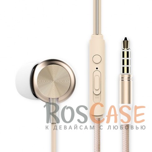 Наушники ROCK Y2 stereo (Золотой / Gold) Наушники ROCK Y2 stereo (Золотой / Gold)Описание:производитель - Rock;тип устройства - наушники-вкладыши;совместимость устройства с разъемом mini-jack 3,5 мм.Особенности:длина провода - 120 см;импеданс - 32 Ом;диапазон частот 20 - 20000 Гц;чувствительность 96±3 дБ;на проводе расположен пульт управления.<br><br>Тип: Наушники/Гарнитуры<br>Бренд: ROCK