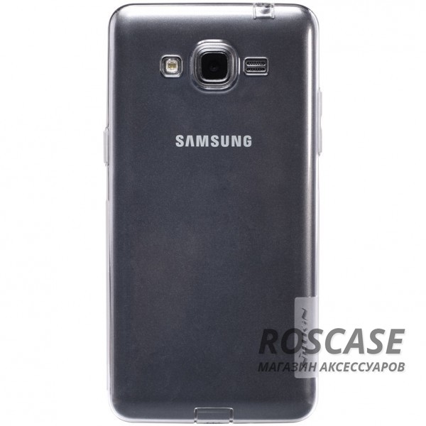 TPU чехол Nillkin Nature Series для Samsung G530H/G531H Galaxy Grand Prime TPU чехол Nillkin Nature Series для Samsung G530H/G531H Galaxy Grand PrimeОписание:производитель - бренд Nillkin;совместим с Samsung G530H/G531H Galaxy Grand Prime;материал - термополиуретан;тип - накладка. Особенности:в наличии все вырезы;не скользит в руках;тонкий дизайн;защита от ударов и царапин;прозрачный.<br><br>Тип: Чехол<br>Бренд: Nillkin<br>Материал: TPU