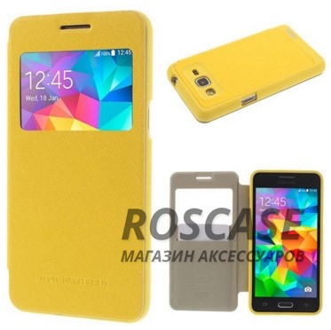 Чехол (книжка) Mercury Wow Bumper series для Samsung G530H/G531H Galaxy Grand Prime (Желтый) Чехол (книжка) Mercury Wow Bumper series для Samsung G530H/G531H Galaxy Grand Prime (Желтый)Описание:разработчик: компания Mercury;совместим с гаджетами: Samsung G530H/G531H Galaxy Grand Prime;материал изготовления: синтетический кожаный заменитель, прочный полиуретан;модификация: чехол в виде книжки.Особенности:ультратонкий дизайн;надежная защита при падениях и ударах;окошко в обложке;слот для визиток.<br><br>Тип: Чехол<br>Бренд: Mercury<br>Материал: Натуральная кожа
