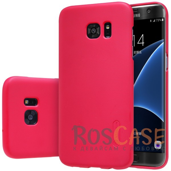 Чехол Nillkin Matte для Samsung G935F Galaxy S7 Edge (+ пленка) (Красный) Чехол Nillkin Matte для Samsung G935F Galaxy S7 Edge (+ пленка) (Красный)Описание:производитель - Nillkin;материал - поликарбонат;совместим с Samsung G935F Galaxy S7 Edge;тип - накладка. Особенности:матовый;прочный;тонкий дизайн;не скользит в руках;не выцветает;пленка в комплекте.<br><br>Тип: Чехол<br>Бренд: Nillkin<br>Материал: Поликарбонат