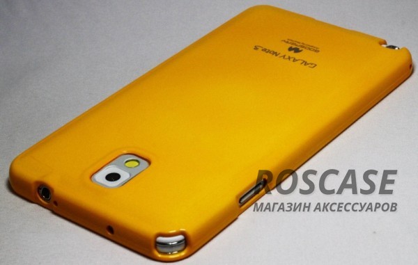 TPU чехол Mercury Jelly Color series для Samsung N9000/N9002 Galaxy Note 3 (Желтый) TPU чехол Mercury Jelly Color series для Samsung N9000/N9002 Galaxy Note 3 (Желтый)Описание: Изготовлен компанией Mercury;Спроектирован персонально для Samsung N9000/N9002 Galaxy Note 3;Материал: термополиуретан;Форма: накладка.Особенности:Исключается появление царапин и возникновение потертостей;Восхитительная амортизация при любом ударе;Гладкая поверхность;Не подвержен деформации;Непритязателен в уходе.<br><br>Тип: Чехол<br>Бренд: Mercury<br>Материал: TPU