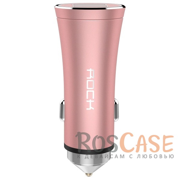 АЗУ ROCK H1 Hammer (2 USB) (Розовый / Rose Gold) АЗУ ROCK H1 Hammer (2 USB) (Розовый / Rose Gold)Описание:производитель - ROCK;материал - алюминий;тип - АЗУ;совместимость - универсальная.<br><br>Тип: Автозарядка<br>Бренд: ROCK