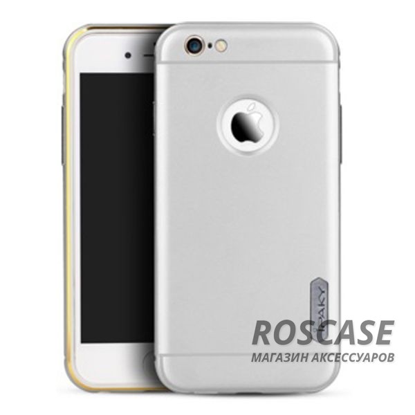 iPaky Metal Frame | Чехол для Apple iPhone 6/6s (4.7") с металлическим бампером (Серебряный)
iPaky Metal Frame | Чехол для Apple iPhone 6/6s (4.7") с металлическим бампером (Серебряный)