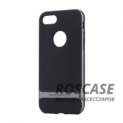 TPU+PC чехол Rock Royce Series для Apple iPhone 7 (4.7) (Черный / Серый) TPU+PC чехол Rock Royce Series для Apple iPhone 7 (4.7) (Черный / Серый)Описание:производитель - Rock;совместимость - Apple iPhone 7 (4.7);материалы - термополиуретан, поликарбонат;тип - накладка. Особенности:амортизирует удары;имеет все необходимые вырезы;оригинальный дизайн;не увеличивает габариты;защищает от царапин и потертостей;износостойкий.<br><br>Тип: Чехол<br>Бренд: ROCK<br>Материал: TPU