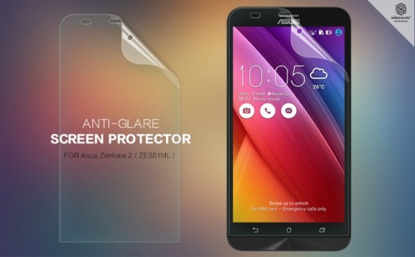 Защитная пленка Nillkin для Asus Zenfone 2 (ZE551ML/ZE550ML) Защитная пленка Nillkin для Asus Zenfone 2 (ZE551ML/ZE550ML)Описание:бренд: Nillkin;совместима с Asus Zenfone 2 (ZE551ML/ZE550ML);материал: полимер;тип: матовая. Особенности:все необходимые функциональные вырезы;антибликовое покрытие;не влияет на чувствительность сенсора;легко очищается;не бликует на солнце.<br><br>Тип: Защитная пленка<br>Бренд: Nillkin