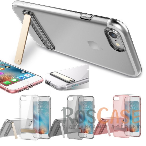 TPU чехол ROCK Slim Jacket с функцией подставки для Apple iPhone 7 plus (5.5) TPU чехол ROCK Slim Jacket с функцией подставки для Apple iPhone 7 plus (5.5)Описание:бренд: Rock;совместим с Apple iPhone 7 plus (5.5);материал: термопластичный полиуретан;форма чехла: накладка. Особенности:все функциональные вырезы предусмотрены;тонкий;прозрачный;защита от царапин и ударов;функция подставки;идеально прилегает.<br><br>Тип: Чехол<br>Бренд: ROCK<br>Материал: TPU