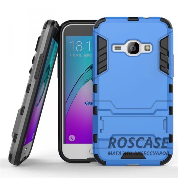 Ударопрочный чехол-подставка Transformer для Samsung J120F Galaxy J1 (2016) с мощной защитой корпуса (Синий / Navy) Ударопрочный чехол-подставка Transformer для Samsung J120F Galaxy J1 (2016) с мощной защитой корпуса (Синий / Navy)Описание:подходит для Samsung J120F Galaxy J1 (2016);материалы: термополиуретан, поликарбонат;формат: накладка. Особенности:функциональные вырезы;функция подставки;двойная степень защиты;защита от механических повреждений;не скользит в руках.<br><br>Тип: Чехол<br>Бренд: Epik<br>Материал: TPU
