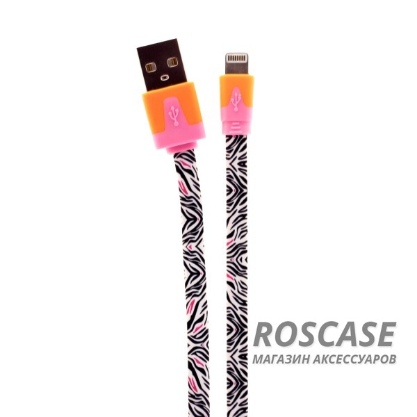 Кабель Melkco i-mee Fantastic lightning для Apple iPhone 5/5s/5c/SE/6/6 Plus/6s/6s Plus /7/7 Plus 1m (Zebra / Зебра) Кабель Melkco i-mee Fantastic lightning для Apple iPhone 5/5s/5c/SE/6/6 Plus/6s/6s Plus /7/7 Plus 1m (Zebra / Зебра)Описание:производитель: Melkco;предназначение: синхронизация с ПК, зарядка;совместимость: Apple iPhone 5/5s/5c/SE/6/6 Plus/6s/6s Plus /7/7 Plus;длина кабеля: 1 метр. Особенности:компактный;плоский;обеспечивает высокую скорость передачи данных;яркая стильная расцветка;не переламывается.<br><br>Тип: USB кабель/адаптер<br>Бренд: Melkco