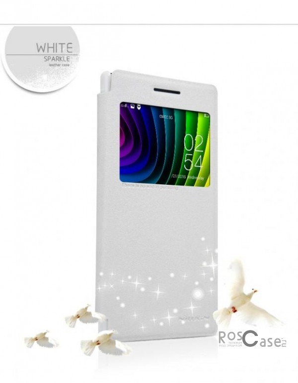 Кожаный чехол (книжка) Nillkin Sparkle Series для Lenovo P70 (Белый) Кожаный чехол (книжка) Nillkin Sparkle Series для Lenovo P70 (Белый)Описание:бренд - Nillkin;совместим с Lenovo P70;материал: кожзам;тип: чехол-книжка.Особенности:защита от механических повреждений;не скользит в руках;окошко в обложке;не выгорает;тонкий дизайн.<br><br>Тип: Чехол<br>Бренд: Nillkin<br>Материал: Натуральная кожа