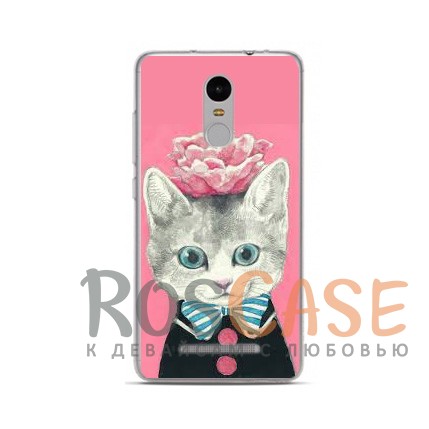 TPU чехол Sweet Art Animals для Xiaomi Redmi Note 4 (Кот) TPU чехол Sweet Art Animals для Xiaomi Redmi Note 4 (Кот)<br><br>Тип: Чехол<br>Бренд: Epik<br>Материал: TPU