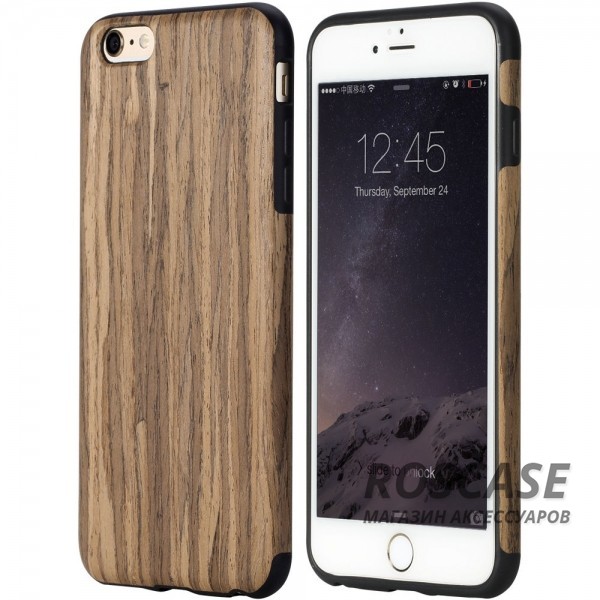 Деревянная накладка Rock Origin Series (Grained) для Apple iPhone 6/6s (4.7) (Rosewood) Деревянная накладка Rock Origin Series (Grained) для Apple iPhone 6/6s (4.7) (Rosewood)Описание:чехол изготовлен компанией Rock;предназначен специально для телефонов iPhone модели 6/6s;форм-фактор: накладка;материал: термополиуретан и натуральное дерево.Особенности:чехол выполняет защитную и декоративную функцию;предотвращает появление царапин или других повреждений корпуса телефона;фактура шероховатая;фиксация надежная;текстура приятная на ощупь;дизайн оригинальный.<br><br>Тип: Чехол<br>Бренд: ROCK<br>Материал: TPU
