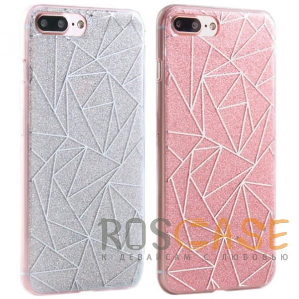 Силиконовый чехол для Apple iPhone 7 plus / 8 plus (5.5") с блестящим геометрическим узором
Силиконовый чехол для Apple iPhone 7 plus / 8 plus (5.5") с блестящим геометрическим узором