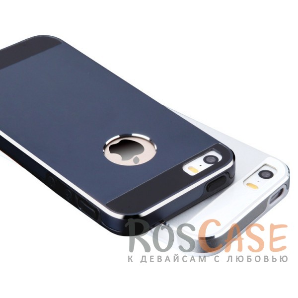 Ультратонкий TPU чехол c металлическими вставками YED для Apple iPhone 5/5S/SE Ультратонкий TPU чехол c металлическими вставками YED для Apple iPhone 5/5S/SE<br><br>Тип: Чехол<br>Бренд: Epik<br>Материал: TPU