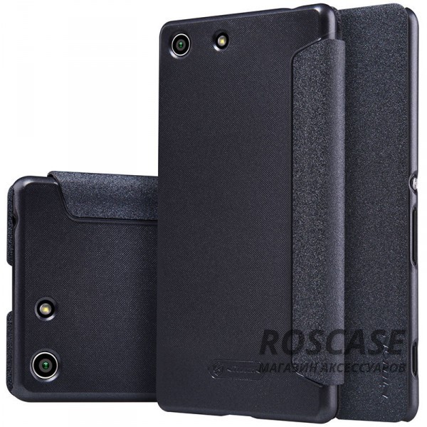 Кожаный чехол (книжка) Nillkin Sparkle Series для Sony Xperia M5 / Xperia M5 Dual (Черный) Кожаный чехол (книжка) Nillkin Sparkle Series для Sony Xperia M5 / Xperia M5 Dual (Черный)Описание:бренд - Nillkin;совместим с Sony Xperia M5 / Xperia M5 Dual;материал - кожзам;тип: книжка. Особенности:тонкий дизайн;не скользит в руках;блестящая поверхность;защита со всех сторон.<br><br>Тип: Чехол<br>Бренд: Nillkin<br>Материал: Искусственная кожа