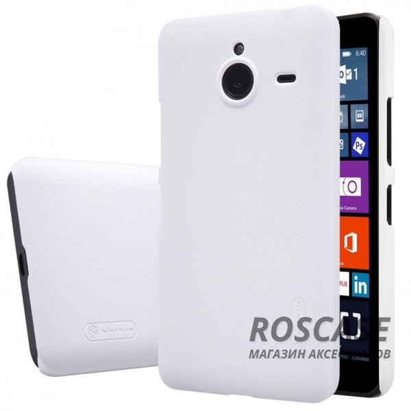 Чехол Nillkin Matte для Microsoft Lumia 640XL (+ пленка) (Белый) Чехол Nillkin Matte для Microsoft Lumia 640XL (+ пленка) (Белый)Описание:производитель - компания Nillkin;материал - поликарбонат;совместим с Microsoft Lumia 640XL;тип - накладка. Особенности:матовый;прочный;тонкий дизайн;не скользит в руках;не выцветает;пленка в комплекте.<br><br>Тип: Чехол<br>Бренд: Nillkin<br>Материал: Поликарбонат