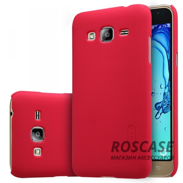 Чехол Nillkin Matte для Samsung J320F Galaxy J3 (2016) (+ пленка) (Красный) Чехол Nillkin Matte для Samsung J320F Galaxy J3 (2016) (+ пленка) (Красный)Описание:производитель - Nillkin;материал - поликарбонат;совместим с Samsung J320F Galaxy J3 (2016);тип - накладка. Особенности:матовый;прочный;тонкий дизайн;не скользит в руках;не выцветает;пленка в комплекте.<br><br>Тип: Чехол<br>Бренд: Nillkin<br>Материал: Пластик