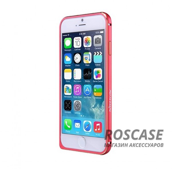 Металлический бампер Nillkin Gothic Series для Apple iPhone 6/6s (4.7) (Красный) Металлический бампер Nillkin Gothic Series для Apple iPhone 6/6s (4.7) (Красный)Описание:производитель - бренд Nillkin;совместимость: Apple iPhone 6/6s (4.7);материал - металл;форма - бампер. Особенности:легкий и прочный;имеет все функциональные вырезы;обладает хорошей амортизацией;не увеличивает габариты;стильныйгладкий.<br><br>Тип: Бампер<br>Бренд: Nillkin