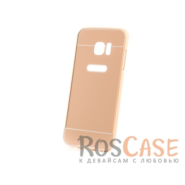 Металлический бампер с пластиковой вставкой для Samsung G935F Galaxy S7 Edge (Золотой) Металлический бампер с пластиковой вставкой для Samsung G935F Galaxy S7 Edge (Золотой)Описание:сделан для Samsung G935F Galaxy S7 Edge;материалы: металл, пластик;тип чехла: бампер со вставкой.Особенности:металлическая окантовка;эргономичный дизайн;защита от механических повреждений;вставка из пластика;предусмотрены все функциональные вырезы;прочно фиксируется.<br><br>Тип: Чехол<br>Бренд: Epik<br>Материал: Металл