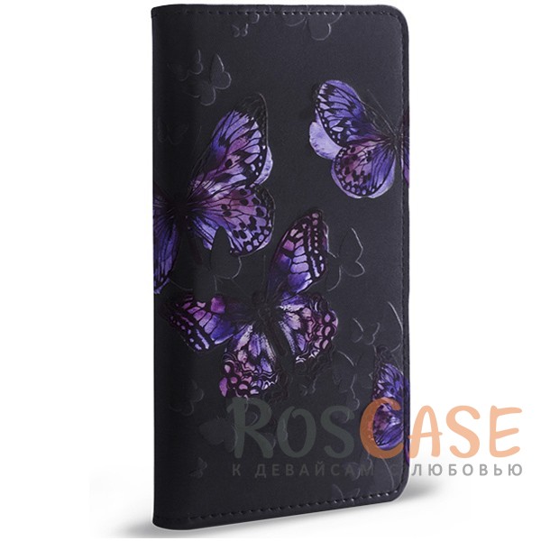 Универсальный чехол-книжка Gresso Бабочки для смартфона 3.5-4.5 дюйма (Черный) Универсальный чехол-книжка Gresso Бабочки для смартфона 3.5-4.5 дюйма (Черный)<br><br>Тип: Чехол<br>Бренд: Gresso<br>Материал: Искусственная кожа
