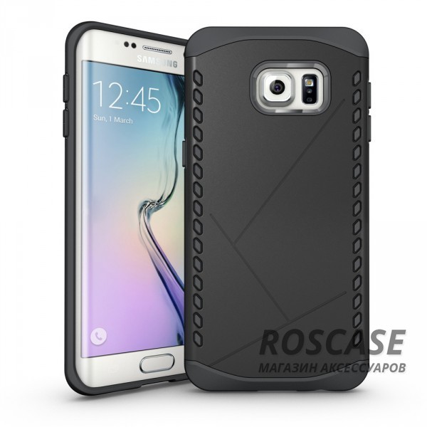 Противоударный защитный чехол Armor для Samsung Galaxy S6 Edge с усиленным прорезиненным бампером (Черный) Противоударный защитный чехол Armor для Samsung Galaxy S6 Edge с усиленным прорезиненным бампером (Черный)Описание:идеально совместим с Samsung G925F Galaxy S6 Edge;материалы: термополиуретан, поликарбонат;формат: накладка.Особенности:защита от ударов;двойной корпус;не скользит в руках;усиленный бампер;присутствуют все необходимые вырезы.<br><br>Тип: Чехол<br>Бренд: Epik<br>Материал: TPU